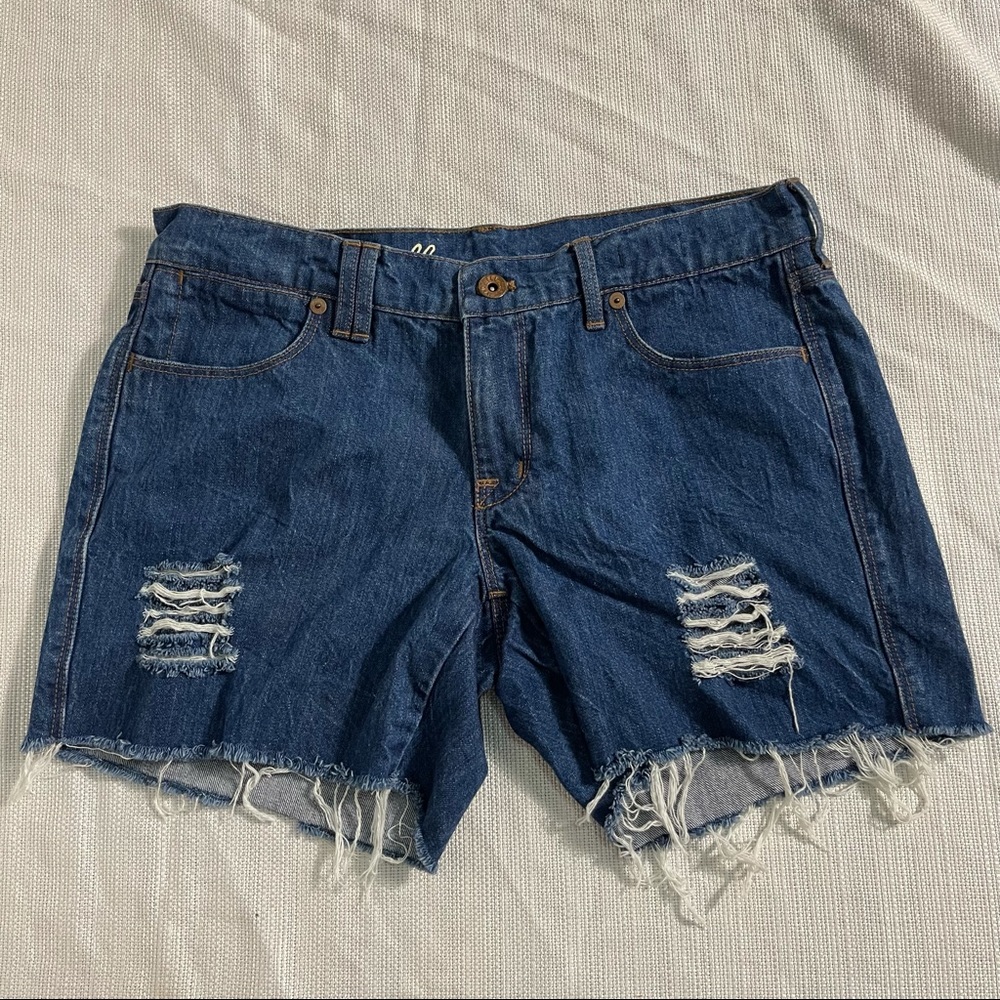 Madewell Destroyed Denim Shorts